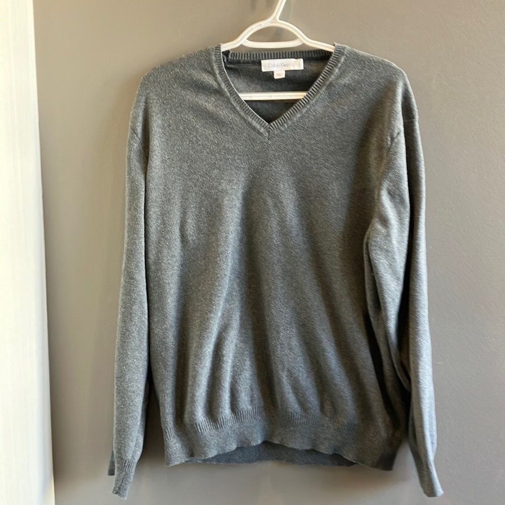 Calvin Klein Women’s Gray Sweater Size Large